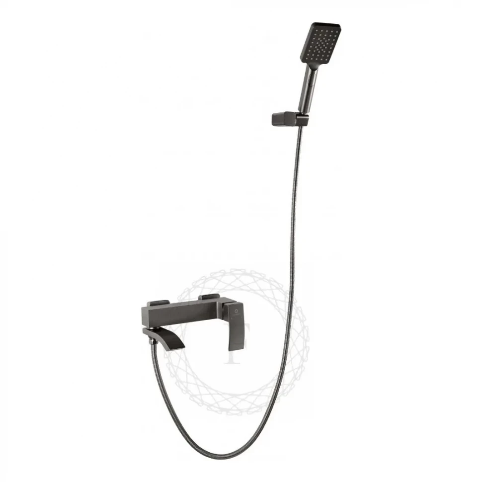 Смеситель для ванны с душем FILARETE Waterfall FL2110, графит