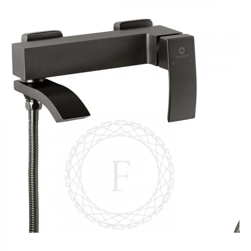 Смеситель для ванны с душем FILARETE Waterfall FL2110, графит
