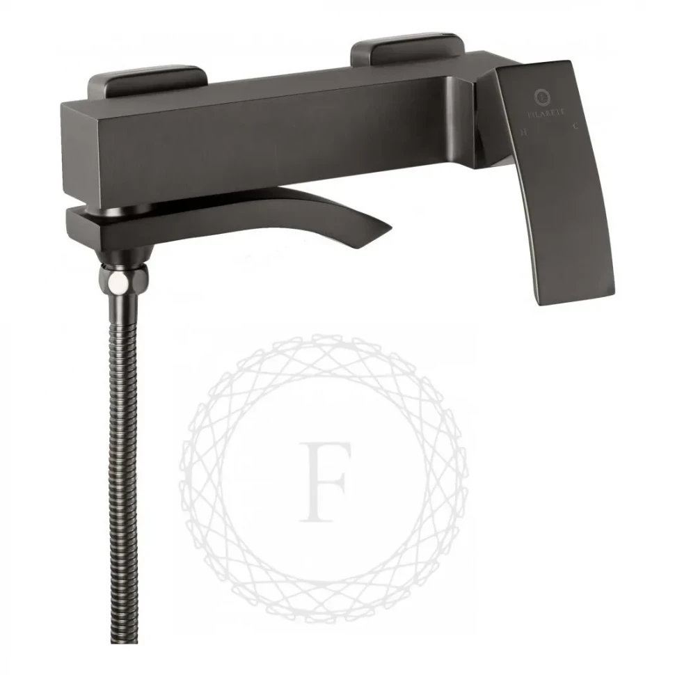 Смеситель для ванны с душем FILARETE Waterfall FL2110, графит