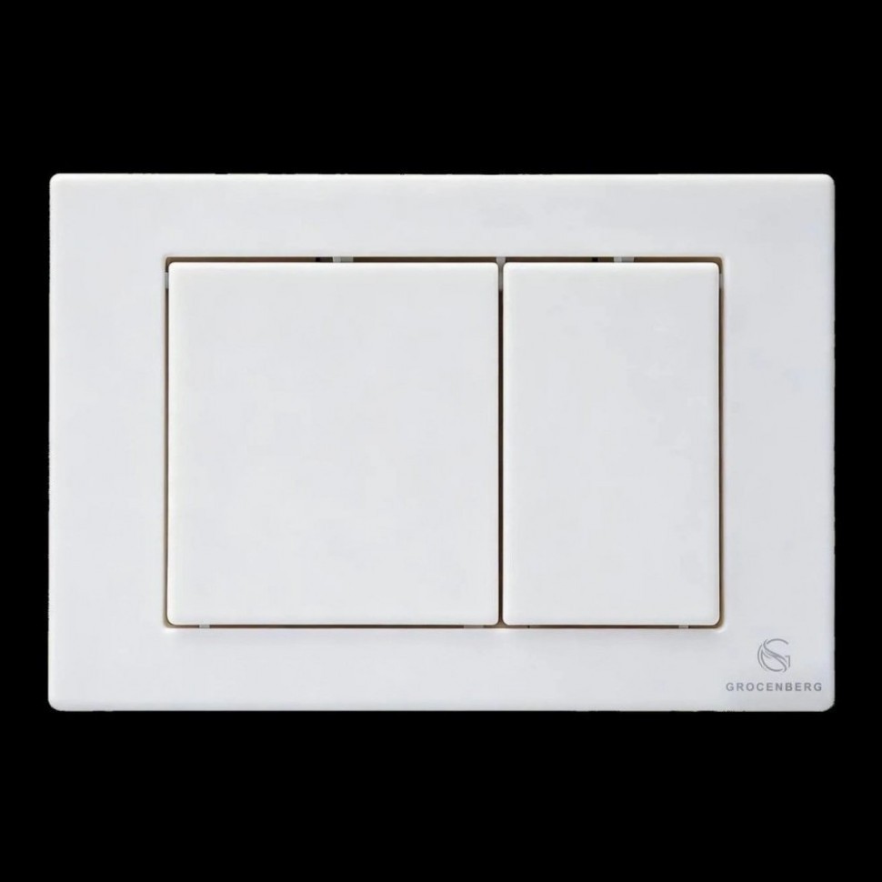 Инсталляция для унитаза с кнопкой для смыва Grocenberg GS3050-KP3080W, белый