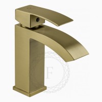 Смеситель для раковины FILARETE Waterfall FL5010, матовое золото
