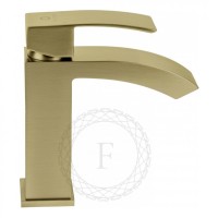 Смеситель для раковины FILARETE Waterfall FL5010, матовое золото