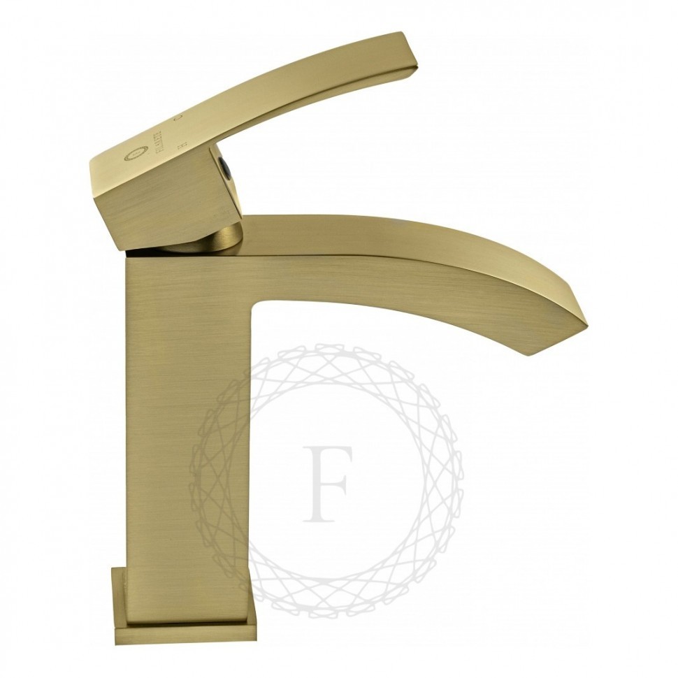 Смеситель для раковины FILARETE Waterfall FL5010, матовое золото