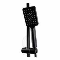 Душевая система FILARETE FL2050 с термостатом, черный матовый