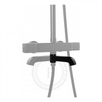 Душевая система FILARETE FL2050 с термостатом, черный матовый