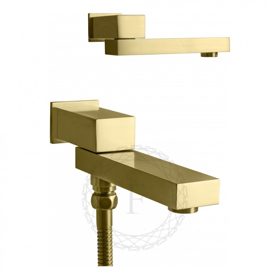 Душевая система скрытого монтажа FILARETE Fing FL1040, матовое золото