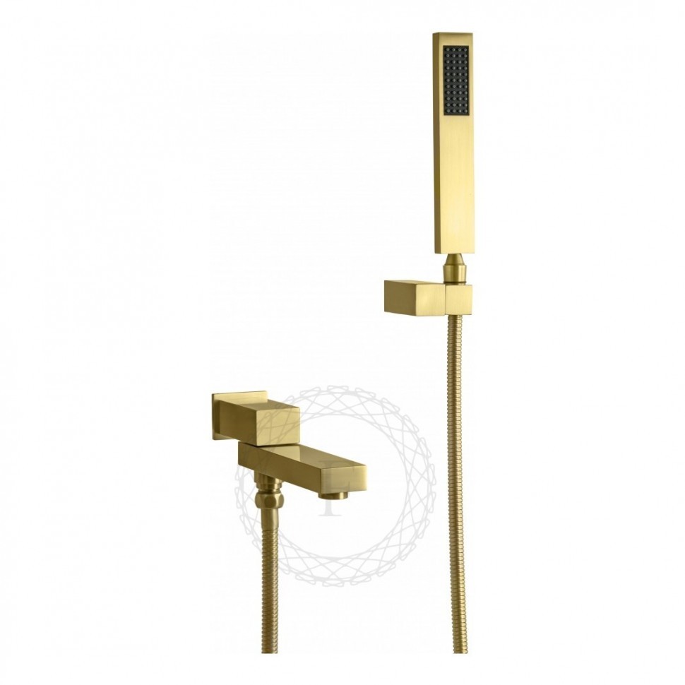 Душевая система скрытого монтажа FILARETE Fing FL1040, матовое золото