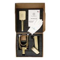 Смеситель для ванны с душем FILARETE Waterfall FL2110, матовое золото