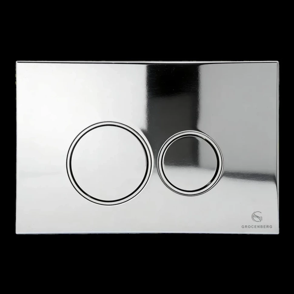 Инсталляция для унитаза с кнопкой для смыва Grocenberg GS3050-KP3090CR, хром