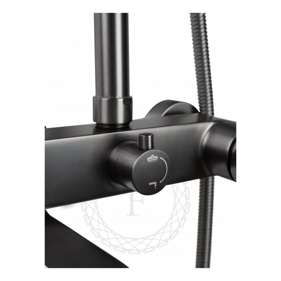 Душевая система FILARETE Retta FL2030, графит