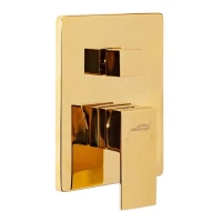 Душевая система скрытого монтажа Hansberge H6075, золото глянец