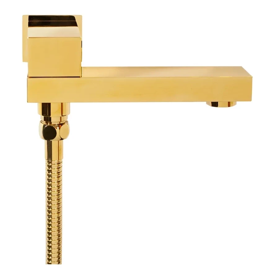 Душевая система скрытого монтажа Hansberge H6075, золото глянец