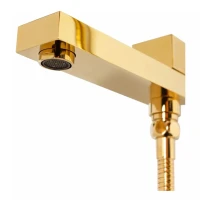 Душевая система скрытого монтажа Hansberge H6075, золото глянец