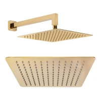 Душевая система скрытого монтажа Hansberge H6075, золото глянец