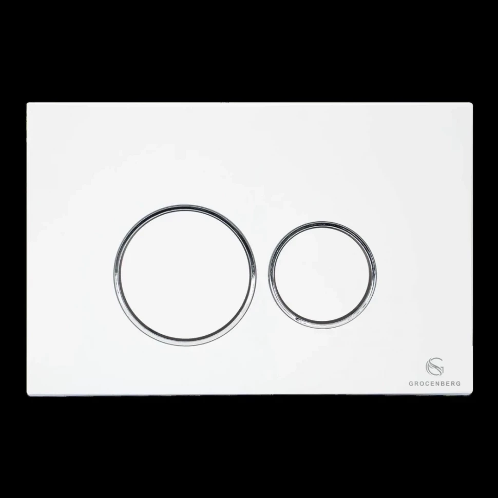 Инсталляция для унитаза с кнопкой для смыва Grocenberg GS3050-KP3090W, белый