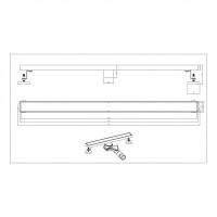 Трап для душа Grocenberg T900, матовое золото