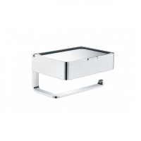 Настенный бумагодержатель плоский Grocenberg AC0050, хром