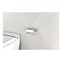 Настенный бумагодержатель плоский Grocenberg AC0050, хром