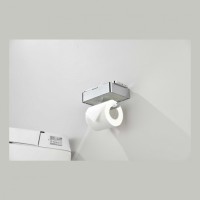 Настенный бумагодержатель плоский Grocenberg AC0050, хром