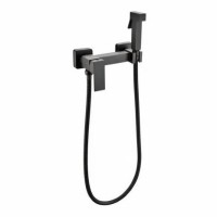 Смеситель с гигиеническим душем Grocenberg GB101N, черный матовый