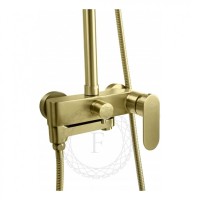 Душевая система FILARETE Retta FL2030, матовое золото