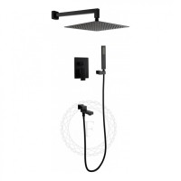 Душевая система скрытого монтажа FILARETE Fing FL1040, черный матовый