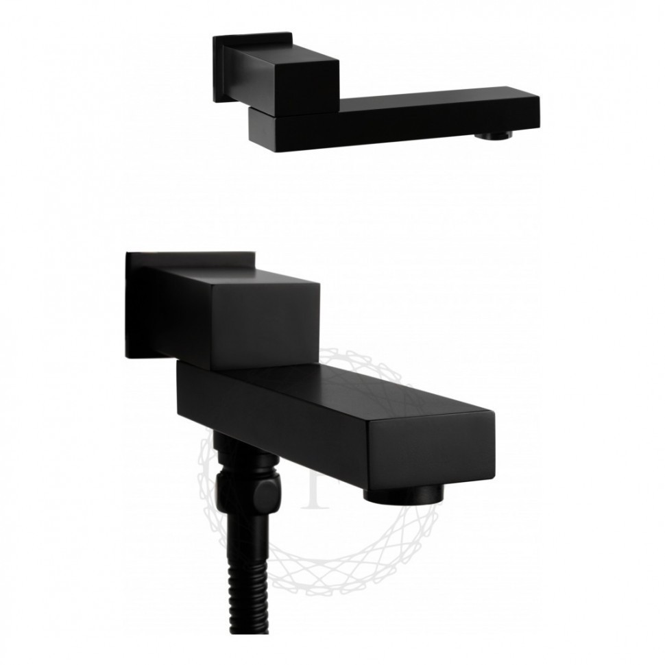 Душевая система скрытого монтажа FILARETE Fing FL1040, черный матовый