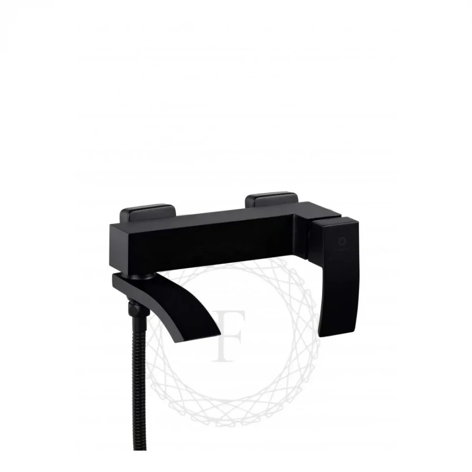 Смеситель для ванны с душем FILARETE Waterfall FL2110, черный матовый