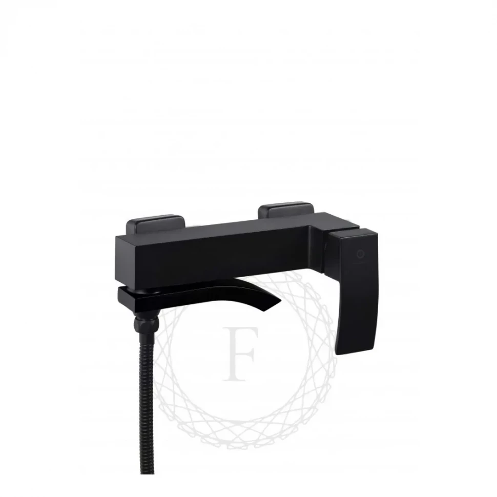 Смеситель для ванны с душем FILARETE Waterfall FL2110, черный матовый