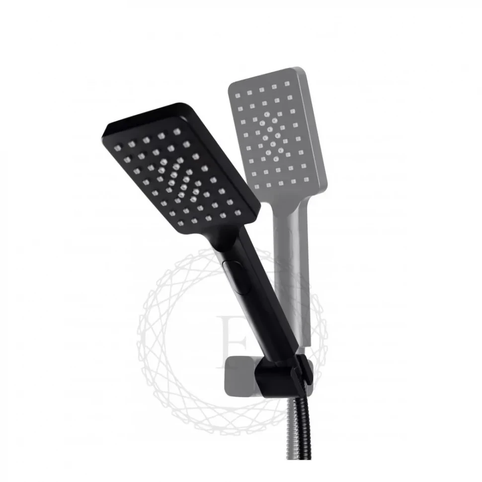 Смеситель для ванны с душем FILARETE Waterfall FL2110, черный матовый