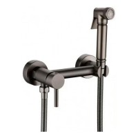 Смеситель с гигиеническим душем Grocenberg GB103N, графит