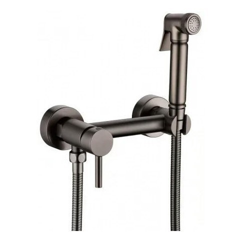 Смеситель с гигиеническим душем Grocenberg GB103N, графит