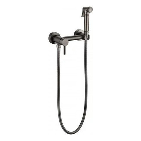 Смеситель с гигиеническим душем Grocenberg GB103N, графит