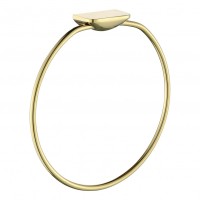 Кольцо для полотенец Grocenberg AC0063, золото глянец