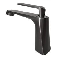 Смеситель для раковины Hansberge H1068, графит