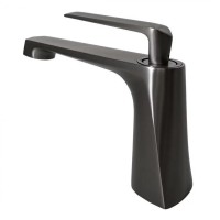 Смеситель для раковины Hansberge H1068, графит