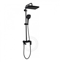 Душевая система FILARETE Retta FL2030, черный матовый