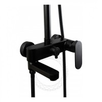 Душевая система FILARETE Retta FL2030, черный матовый