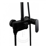 Душевая система FILARETE Retta FL2030, черный матовый