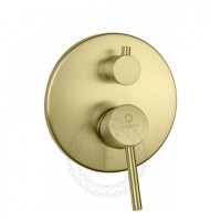 Душевая система скрытого монтажа FILARETE Roun FL1020, матовое золото