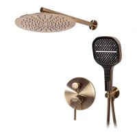 Душевая система скрытого монтажа Hansberge H6090, бронза