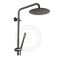 Душевая система FILARETE Roun FL2020, графит