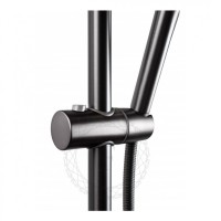 Душевая система FILARETE Roun FL2020, графит