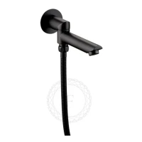 Душевая система скрытого монтажа FILARETE Roun FL1020, черный матовый