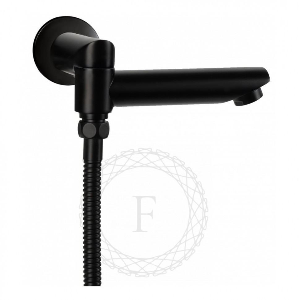 Душевая система скрытого монтажа FILARETE Roun FL1020, черный матовый