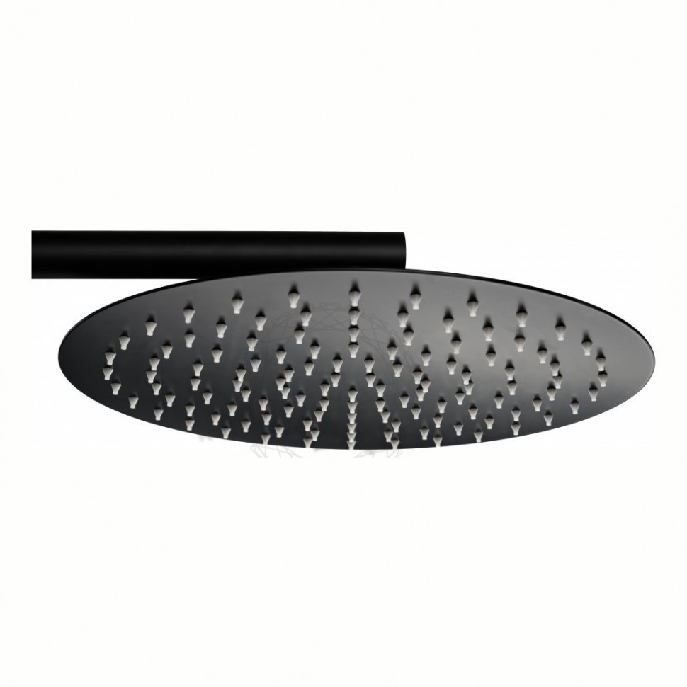 Душевая система скрытого монтажа FILARETE Roun FL1020, черный матовый