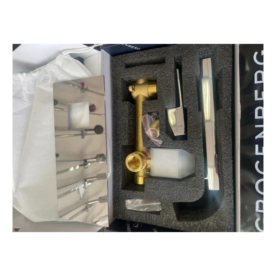 Смеситель встраиваемый для раковины Grocenberg GB588, хром