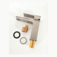 Смеситель для раковины Hansberge H1070, никель