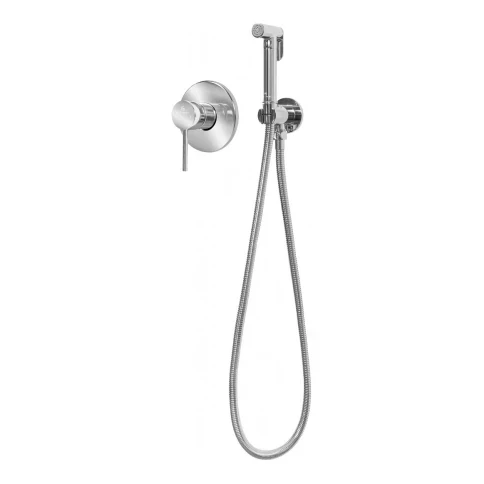 Смеситель встраиваемый с гигиеническим душем Grocenberg GB1003, хром