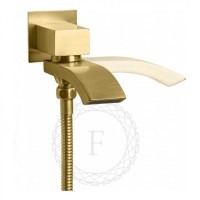 Душевая система скрытого монтажа FILARETE Waterfall FL1010, матовое золото